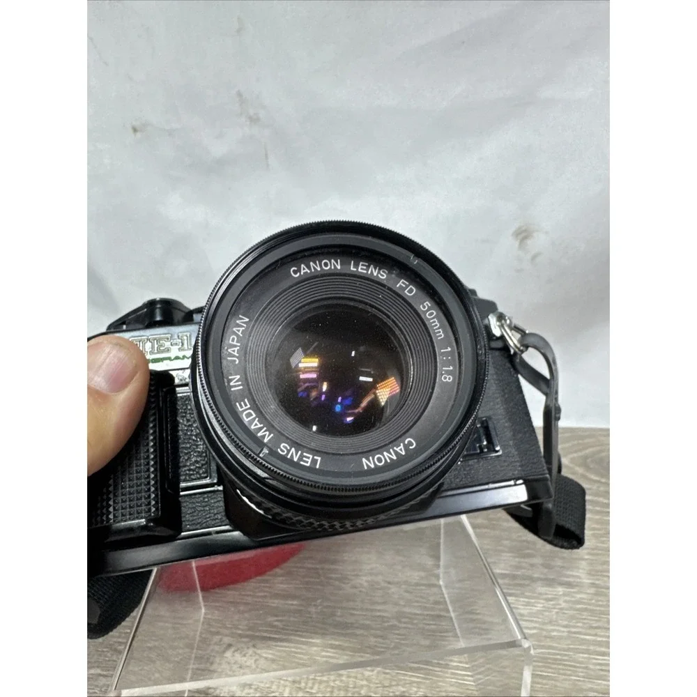 Canon AE-1 PROGRAM  BLack 35mm SLR Film Camera New FD 50mm f/1.4 Japan